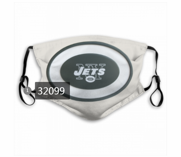 NFL 2020 New York Jets #71 Dust mask with filter